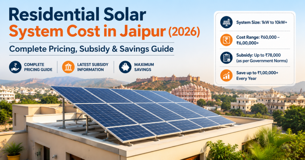 Home Solar Panel Installation in Jaipur | Expert Solar Solutions